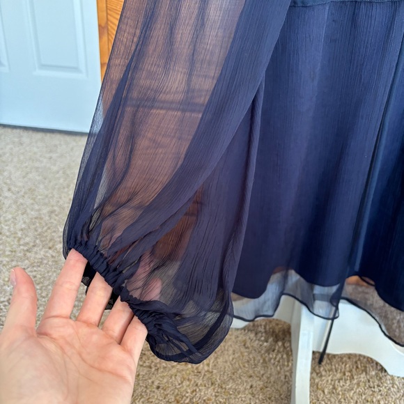 Liberty Sage Size S Navy Dress - Picture 3 of 9